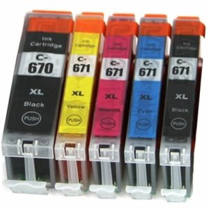 Canon PGI670XL CLI671XL Compatible Ink Cartridge