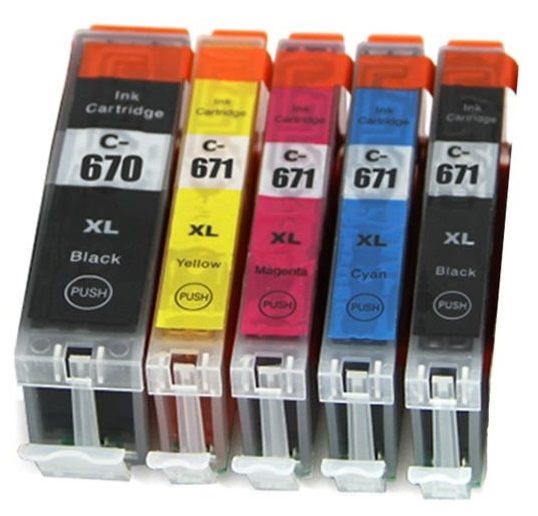 Canon PGI670XL CLI671XL Compatible Ink Cartridge