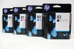 Original HP C/M/Y/K ink No.82 69ml for HP designjet 500/800