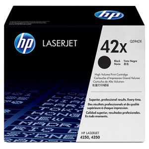 Genuine High Capacity Black HP 42X Toner Cartridge - (Q5942X)