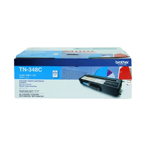 Brother Toner TN348C Cyan (6000 pages) Genuine
