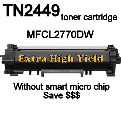 Brother TN2449 Toner Cartridge without smart chip Free Shipping