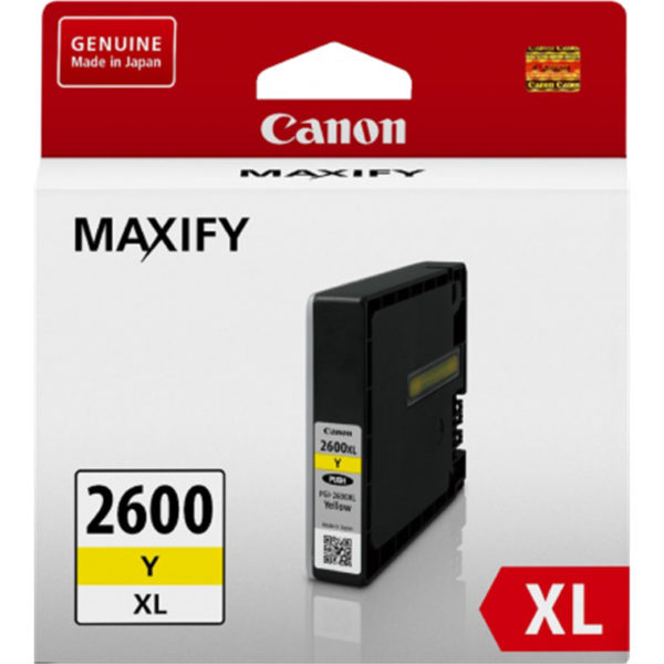 Canon PGI-2600XLY Hi Capacity Yellow Ink