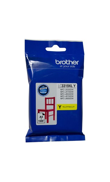 Brother LC3319XLY Hi Yield Ink Yellow Ink Cartridge