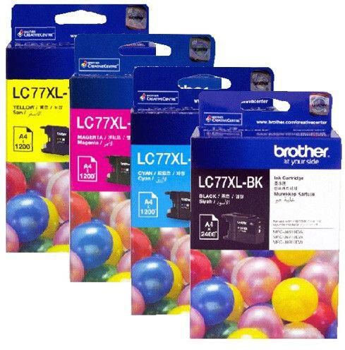 Brother LC77XL Value Pack the set of genuine Ink Cartridge