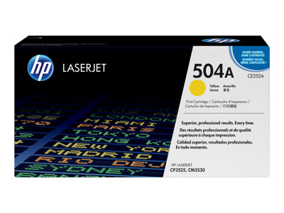 HP 504A Yellow Toner genuine (CE252A)