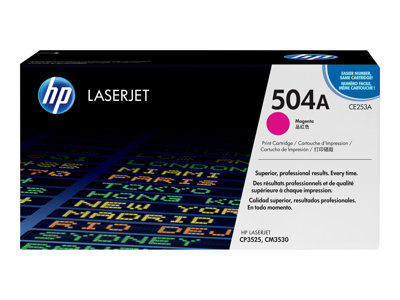 HP 504A Magenta Toner genuine (CE253A)