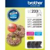 Brother LC233CL 3PK Ink Colour 3 Pack Ink Cartridge