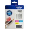 Brother LC3317CL 3PK Ink Colour 3 Pack Ink Cartridge