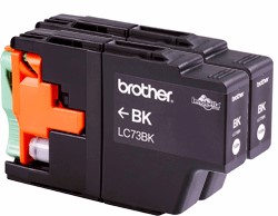 Brother LC73 Black Twin genuine Ink Cartridge (LC73 BKX2)