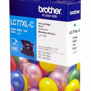 Brother LC77XL Cyan genuine Ink Cartridge