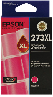 Epson 273XL High Capacity Magenta Ink Cartridge genuine