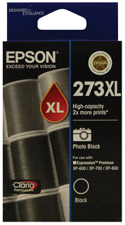 Epson 273XL High Capacity Photo Black Ink Cartridge genuine