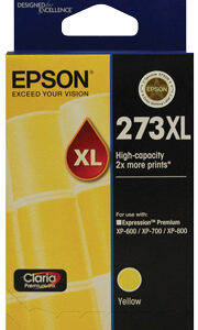 Epson 273XL High Capacity Yellow Ink Cartridge genuine