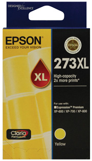 Epson 273XL High Capacity Yellow Ink Cartridge genuine