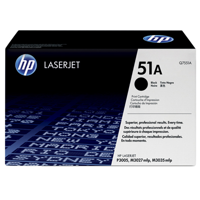 HP Toner 51A Q7551A Black (6500 pages) Genuine