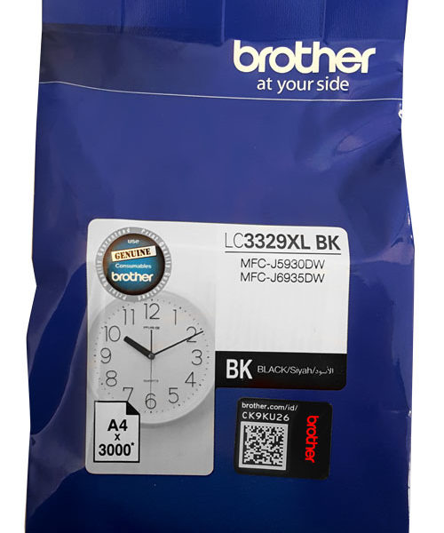 Brother LC3329XL BK Super High Yield Ink Cartridge genuine