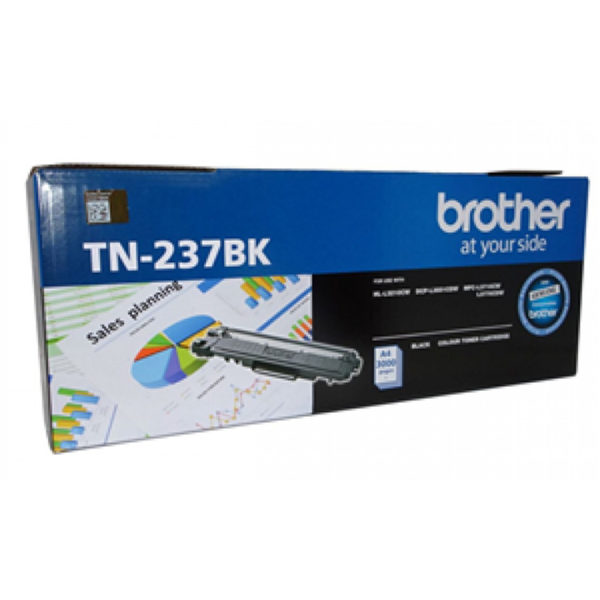 Brother TN237 BK High Yield Toner Cartridge Genuine