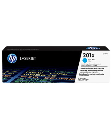 HP 201X Cyan Hi Yield Toner genuine (CF401X)