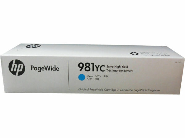 HP 981YC Cyan Hi Capacity genuine Ink Cartridge