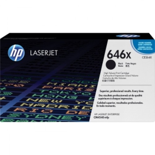 HP 646X (CE264X) Black High Yield Toner genuine