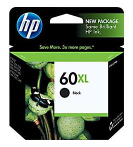 HP 60XL High Capacity Black ink Cartridge