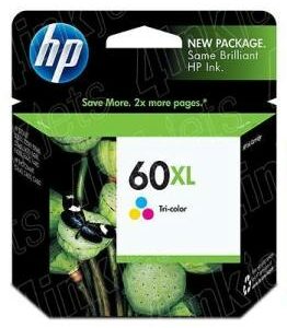 HP 60XL High Capacity Colour ink Cartridge