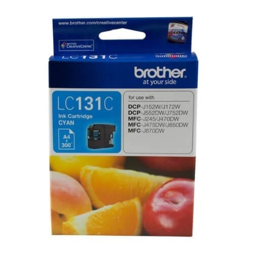 Brother LC131C Cyan genuine Ink Cartridge