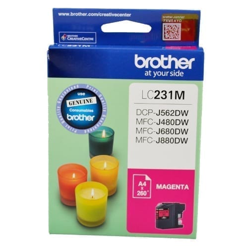 Brother LC231M Magenta genuine Ink Cartridge