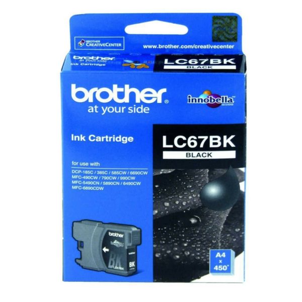 Brother LC67 Black genuine Ink Cartridge