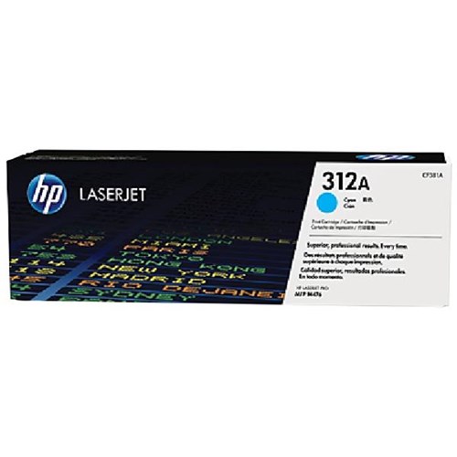 HP 312A Cyan Toner genuine (CF381A)