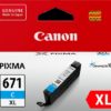 CANON Ink Cartridge CLI671XL Cyan High Yield