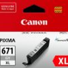 CANON Ink Cartridge CLI671XL Gray High Yield