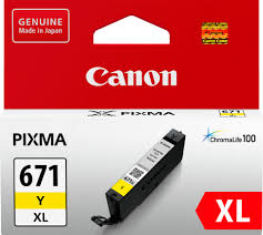 CANON Ink Cartridge CLI671XL Yellow High Yield