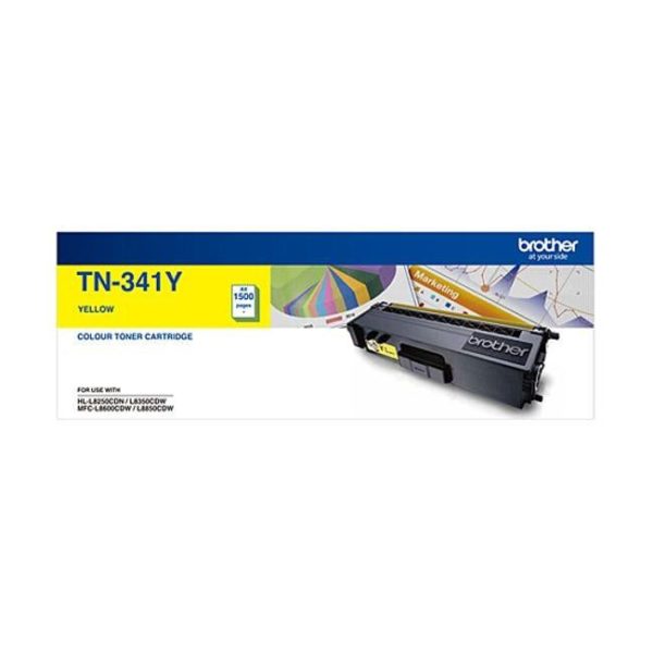 Brother TN341Y Yellow Toner Cartridge Genuine