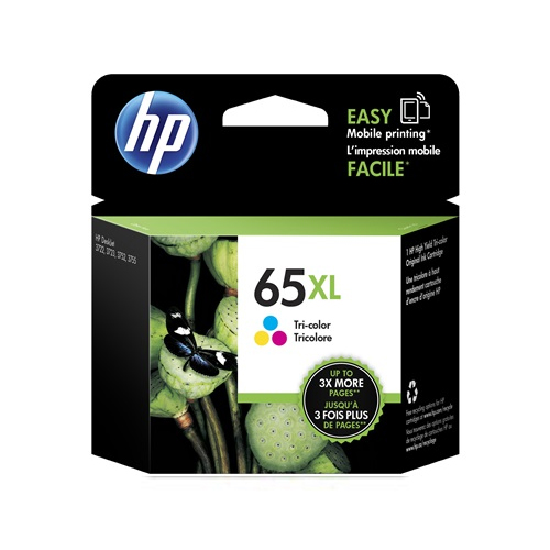 HP 65XL High Capacity Color ink Cartridge genuine