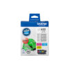 Brother LC432 3PK Ink Colour 3 Pack Ink Cartridge