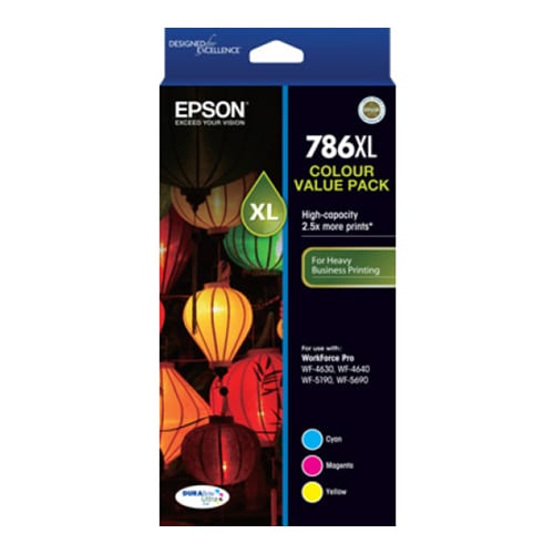 Epson 786XL High Capacity 3 Col Value Pack