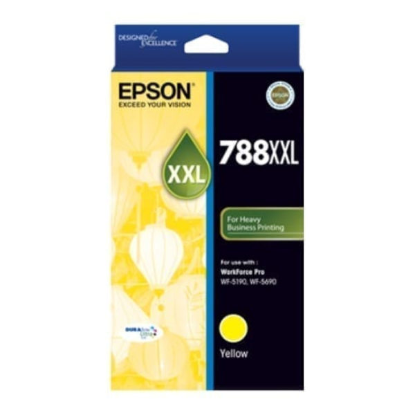 Epson 788XXL DURABrite Ultra Yellow Ink Cartridge Genuine