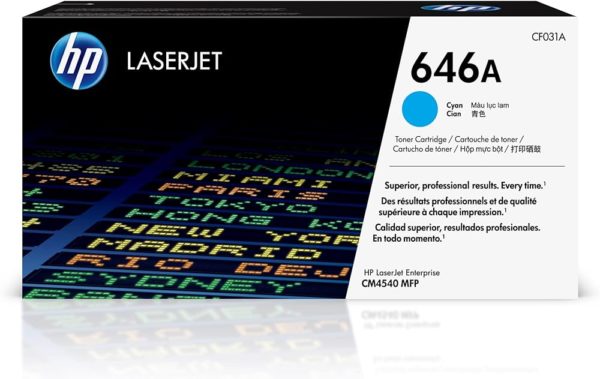 HP 646A Cyan Toner genuine (CF031A)