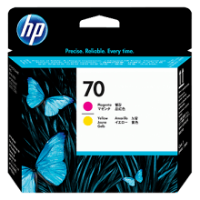 Genuine HP No 70 C9406A Magenta & Yellow Printhead