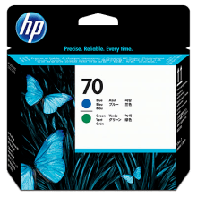 Genuine HP No 70 C9408A Blue & Green Printhead