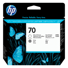 Genuine HP No 70 C9410A Gloss Enhancer & Grey Printhead
