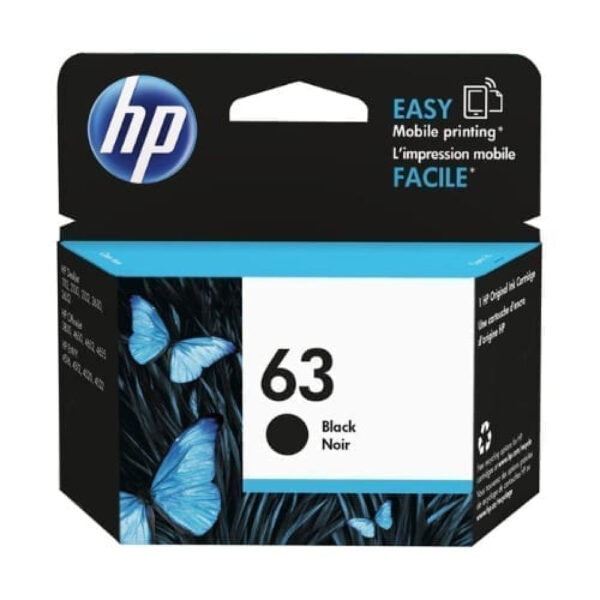 HP 63 Black ink Cartridge