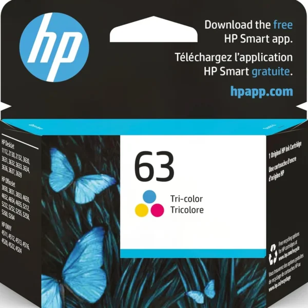 HP 63 Tri-Colour ink Cartridge