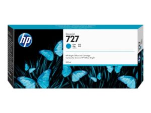 Genuine HP 727 300ml Cyan Ink
