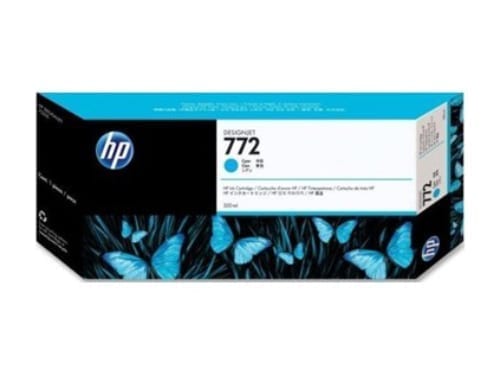 Genuine HP 772 300-ml Cyan Designjet Ink Cartridge