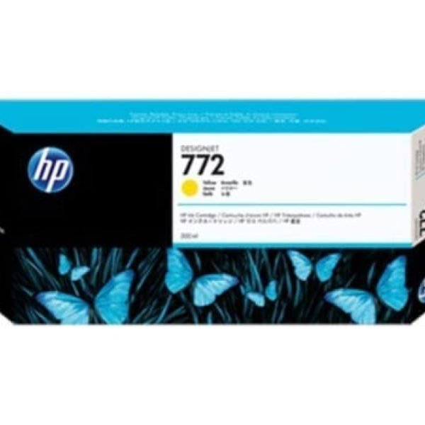 Genuine HP 772 300-ml Yellow Designjet Ink Cartridge