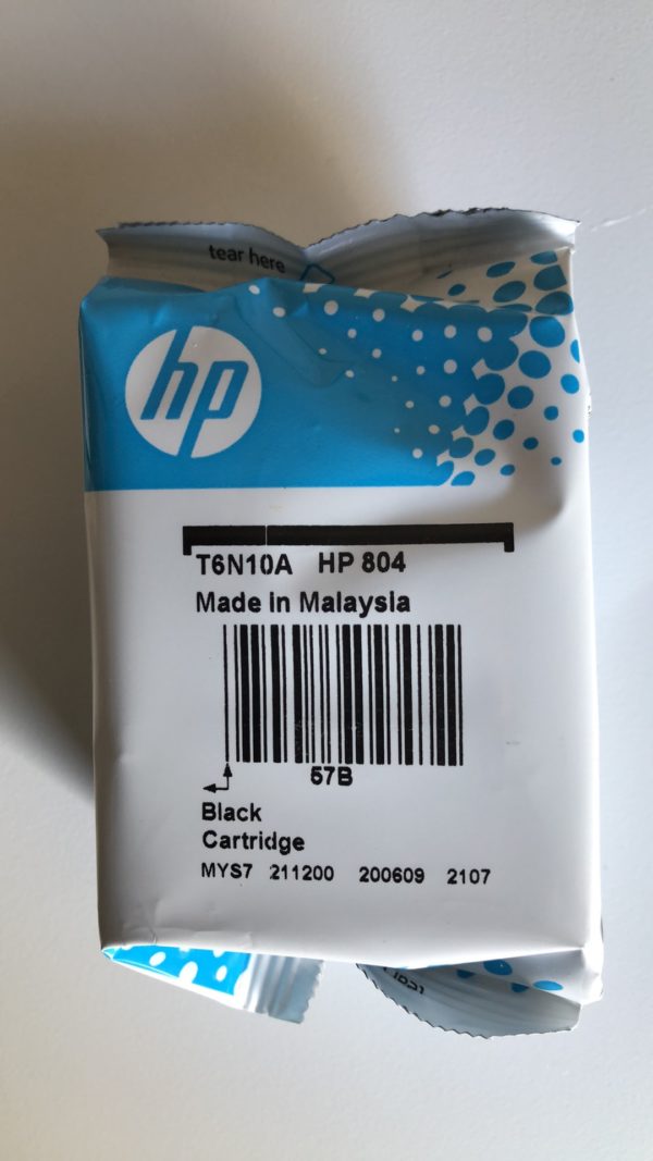 HP 804 Black ink Cartridge