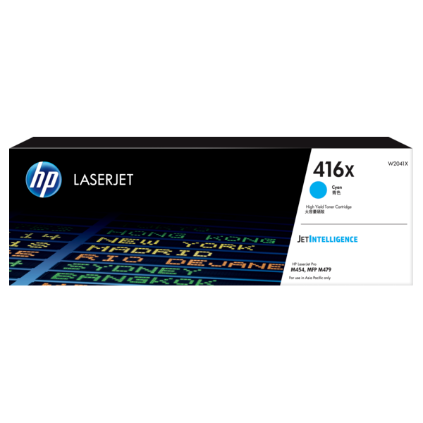 HP 416X Cyan High Capacity Toner genuine (W2041X)